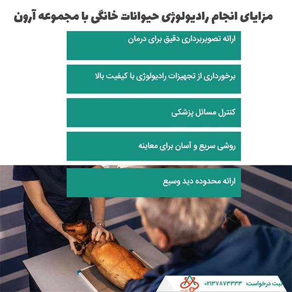 مزایای انجام رادیولوژی حیوانات خانگی با مجموعه آرون